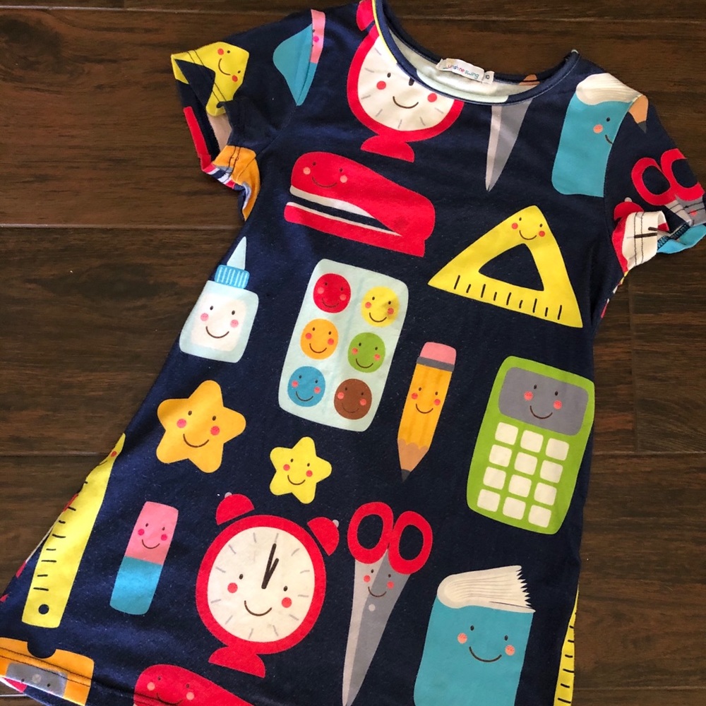 School supply cotton dress